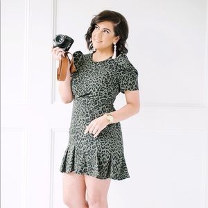 Express Leopard Print Dress Size: Small